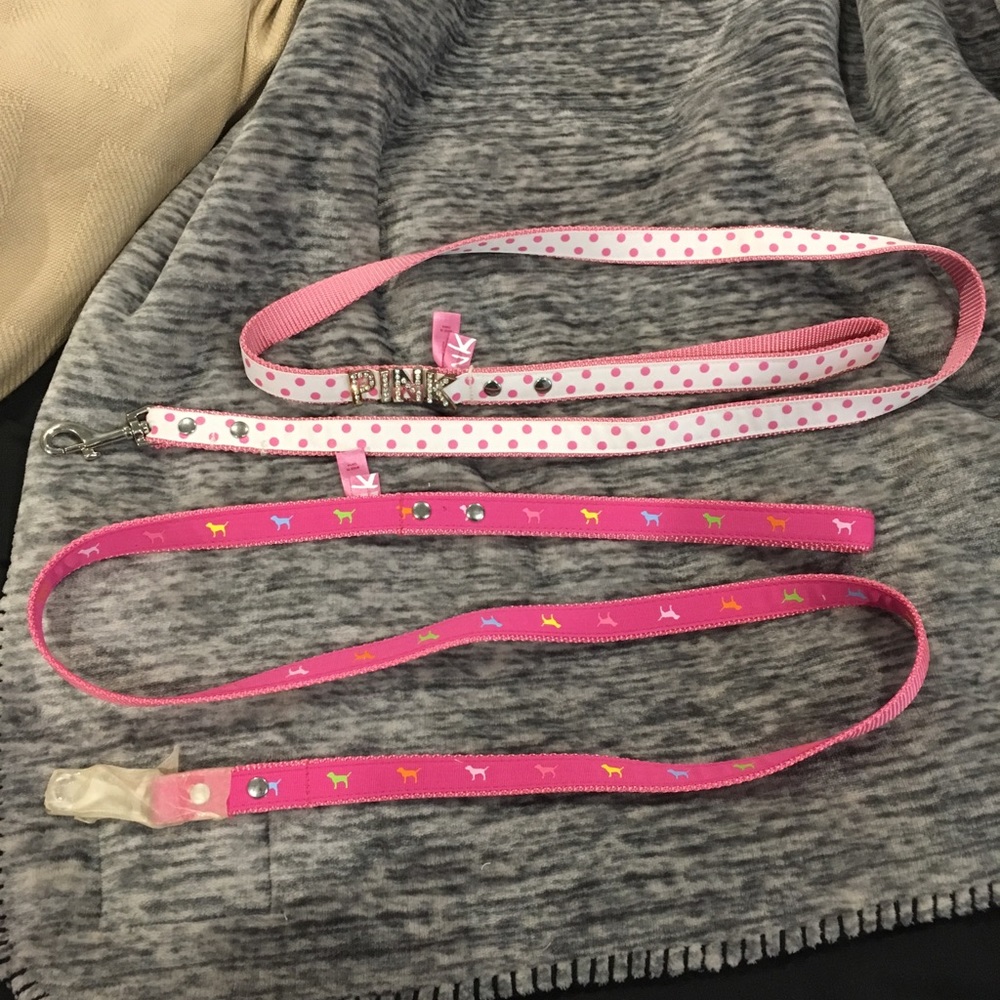 Vs pink dog leashes